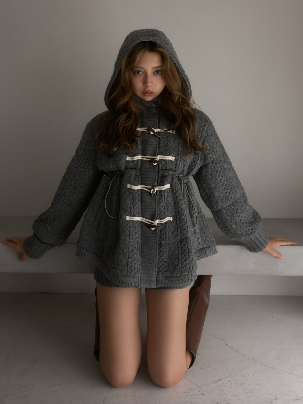 Mary quilting knit jacket