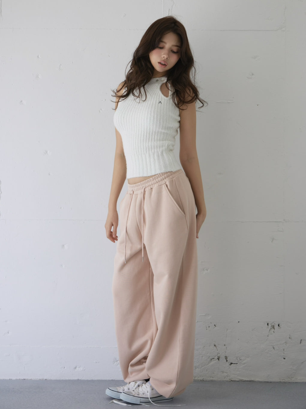 ANDMARY】Heart hip sweat pants