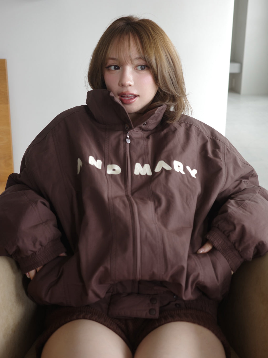 Mary logo bomber jacket