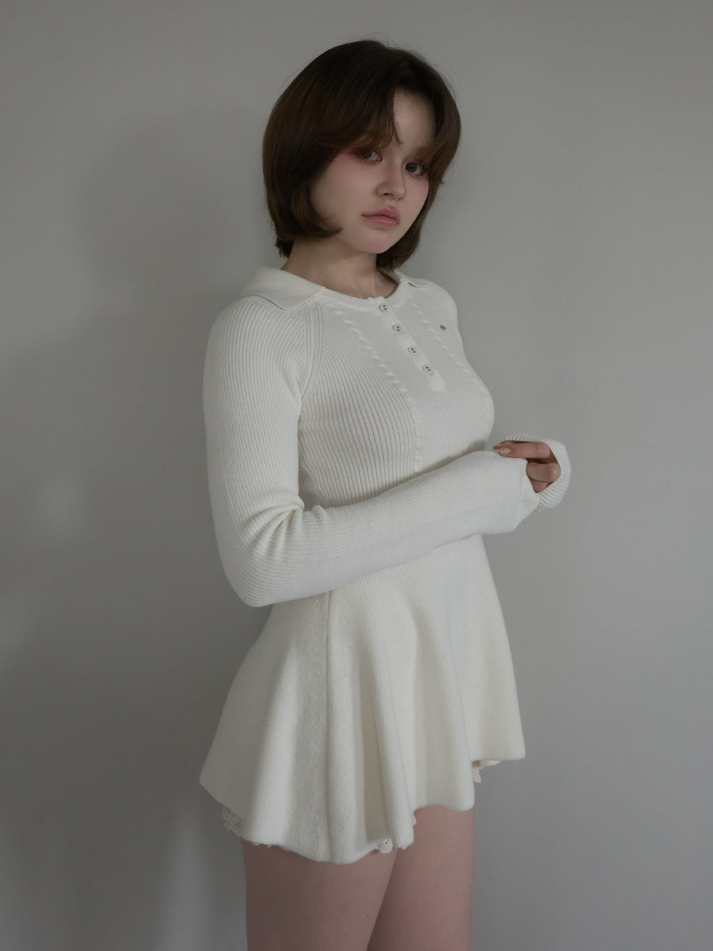 Milly peplum knit set up