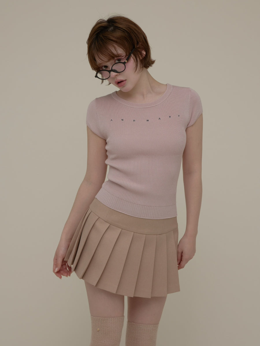 ANDMARY】Mary logo silk tops