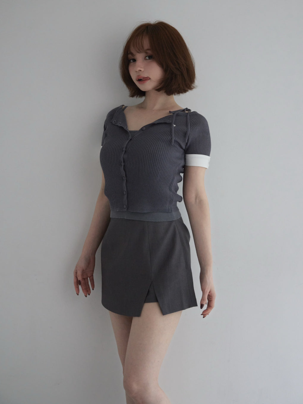 ANDMARY】Lulu silky knit set up