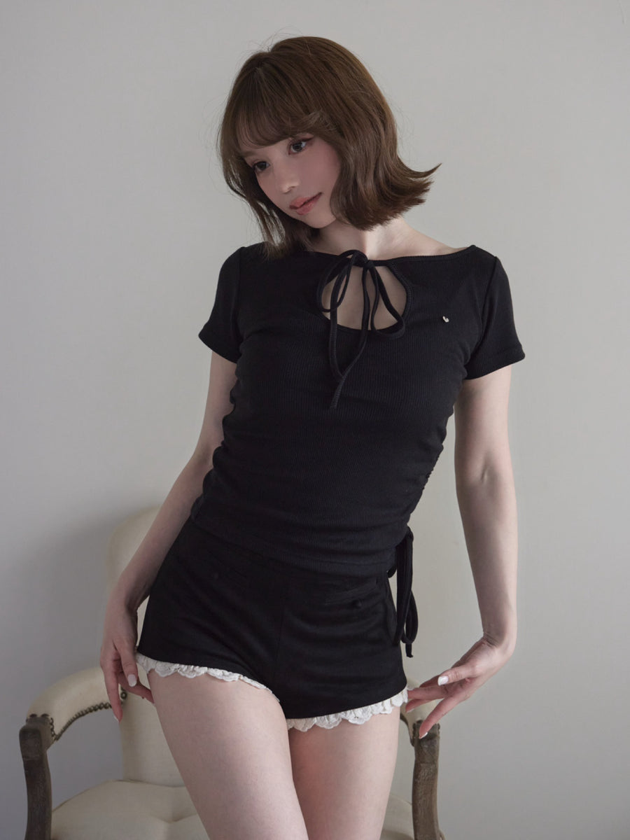 ANDMARY】Rill ribbon tops