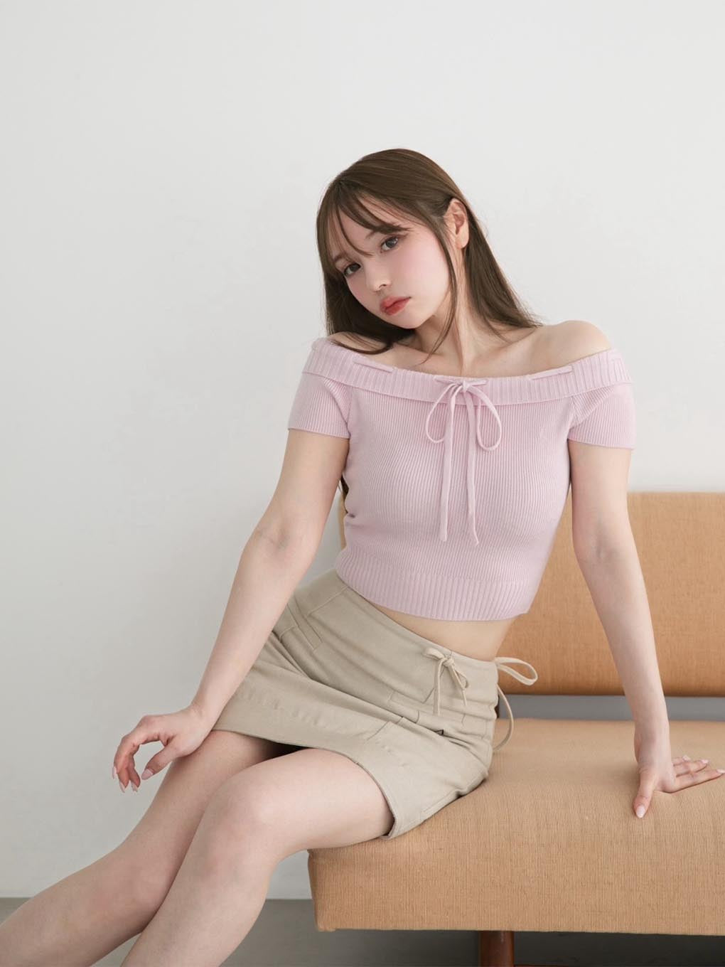 ANDMARY】Lisa offshoulder tops