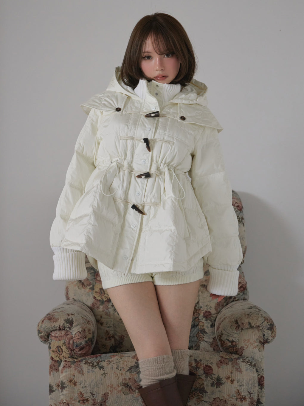 Mary quilting down jacket
