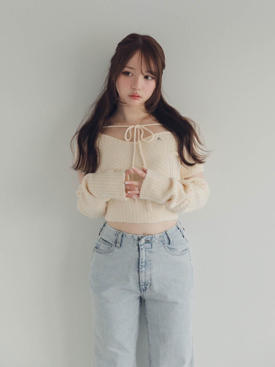 ANDMARY】Nicole ribbon tops