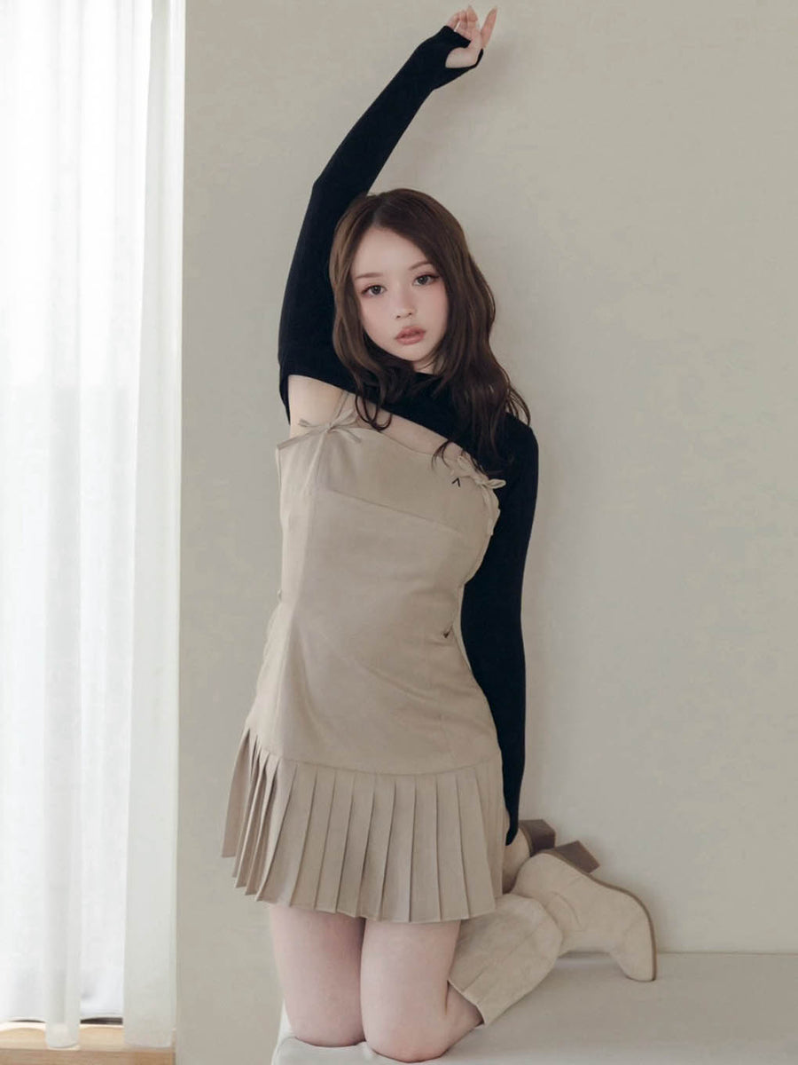 ANDMARY】Karen knit set mini dress 