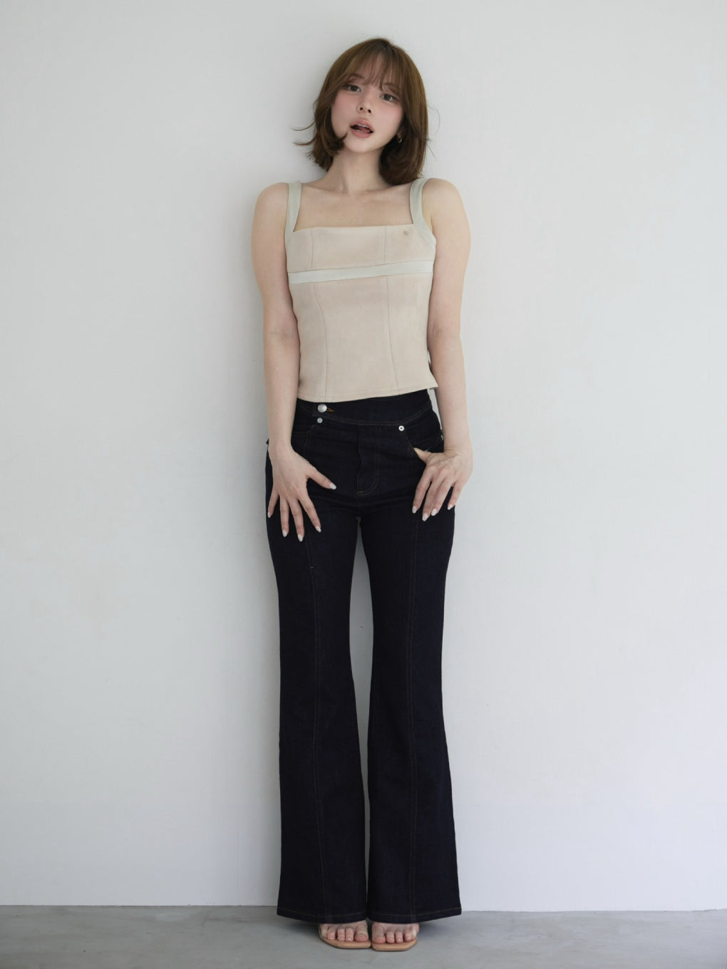 Tina satin tops