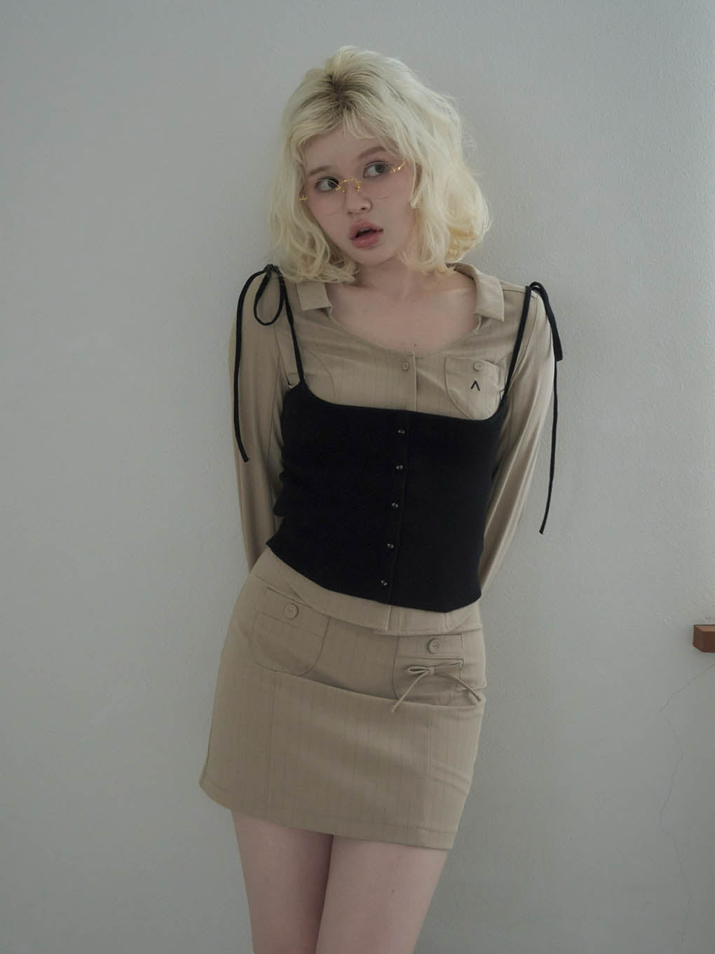 Maya blouse knit set up