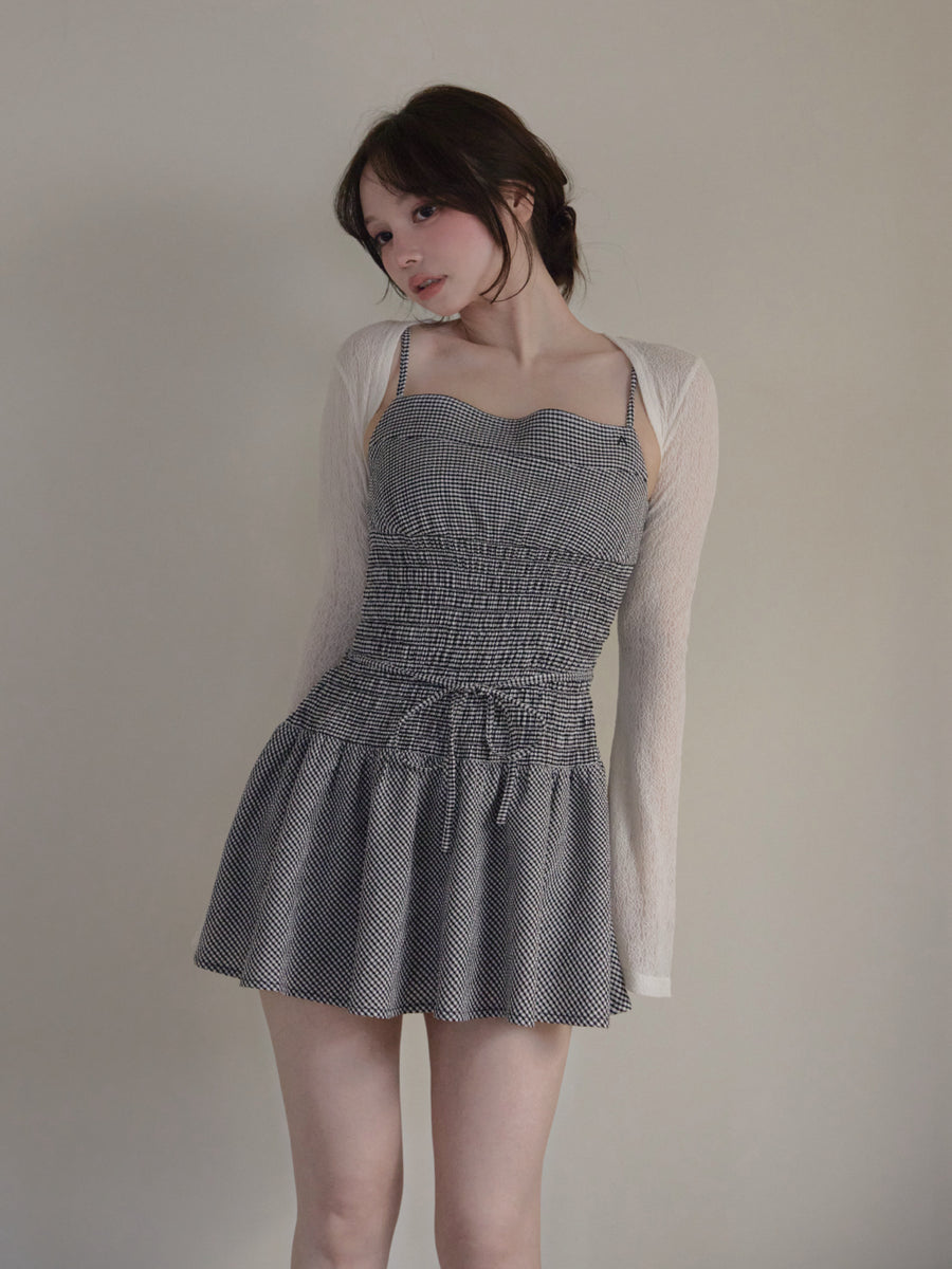 ANDMARY】Betty shirring mini dress