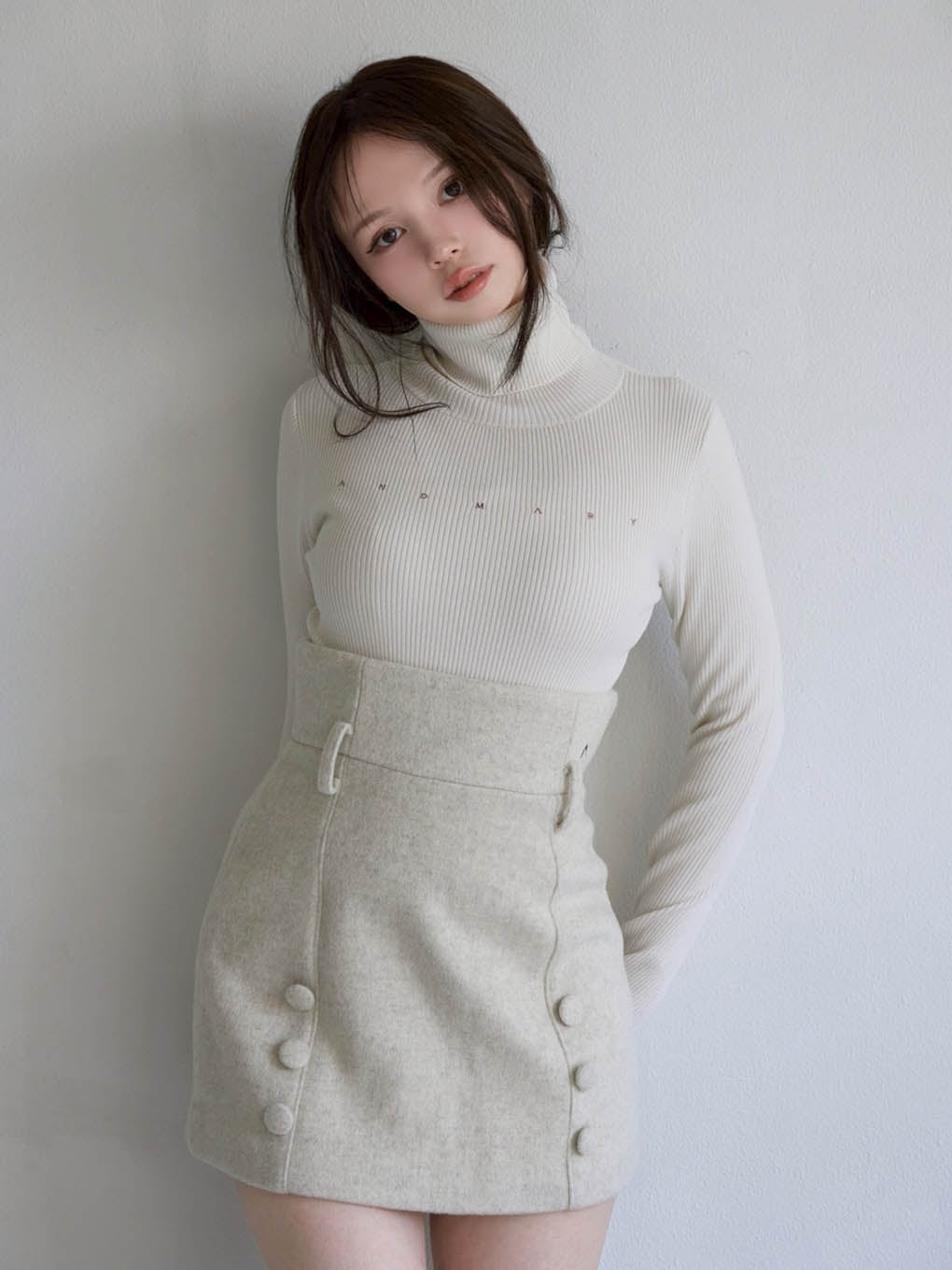 Mary turtle knit tops
