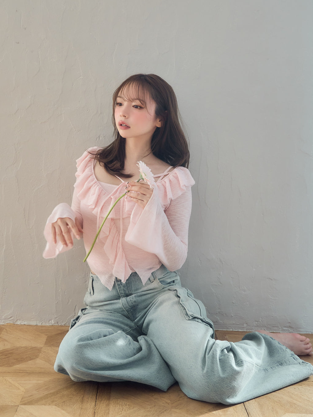ANDMARY】Alison frill tops