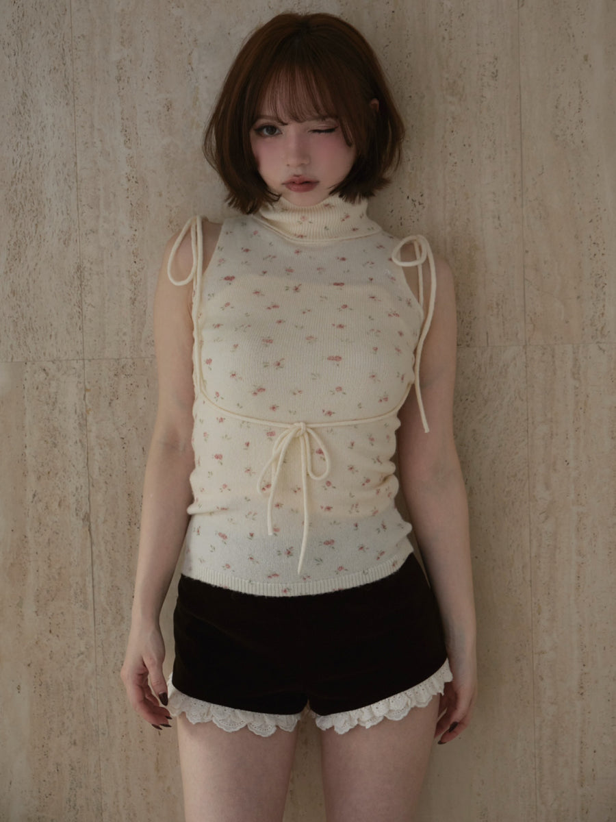 ANDMARY】Rosie flower knit tops