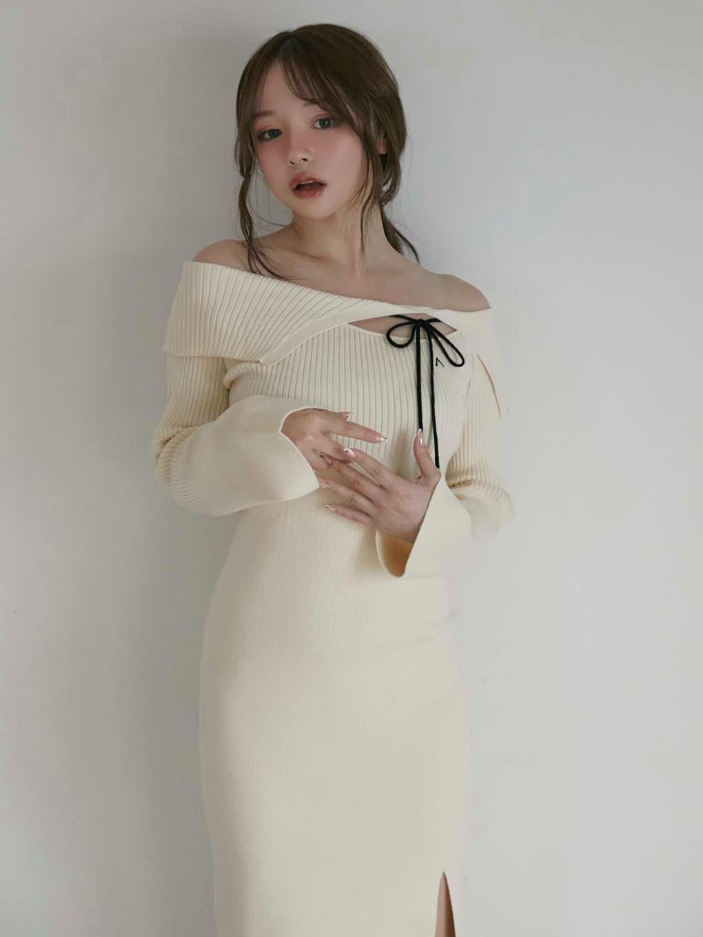 ANDMARY】Amari ribbon dress