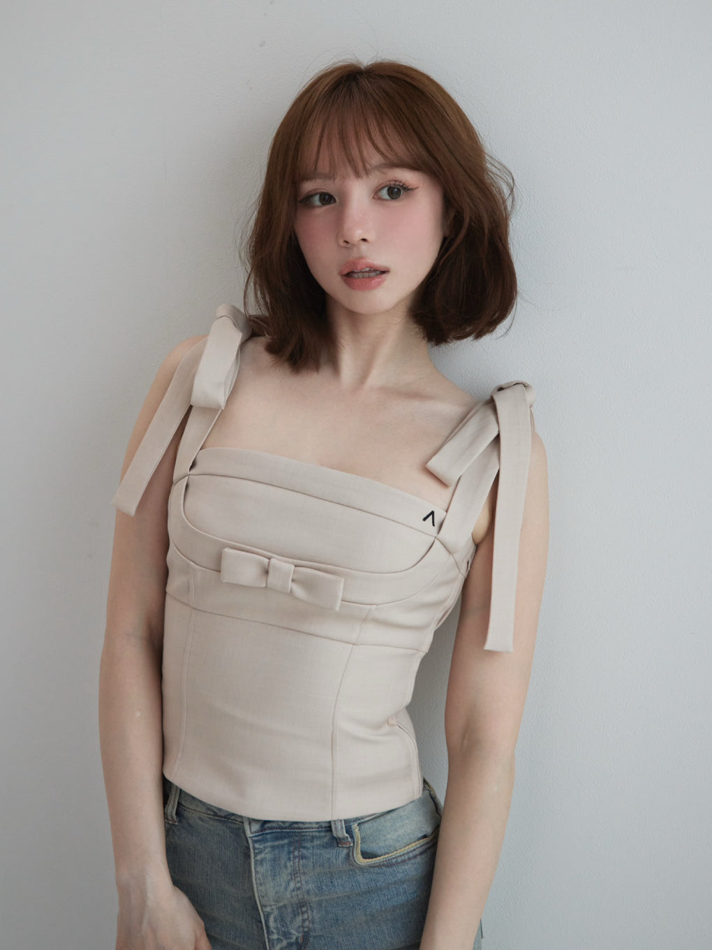 Evelyn ribbon camisole