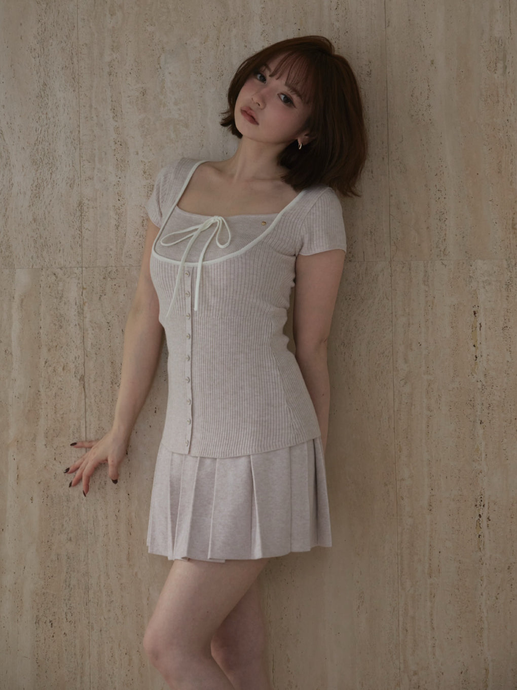 ANDMARY】Gigi pleats set up