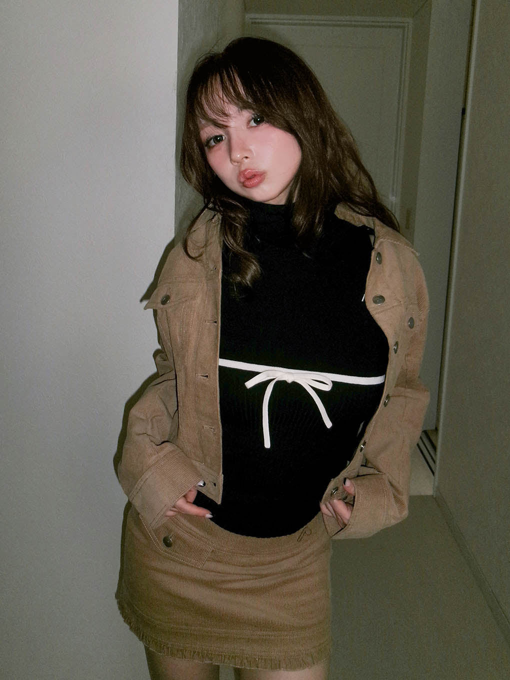 アンドマリートップス ANDMARY】Sheena knit tops