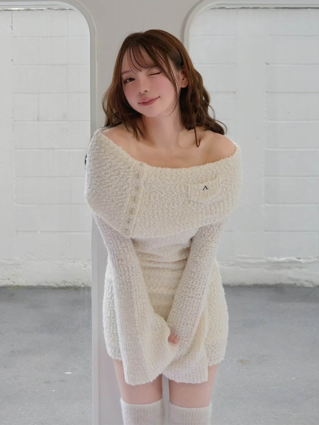ANDMARY  アンドマリー Elsie knit mini dress完売品
