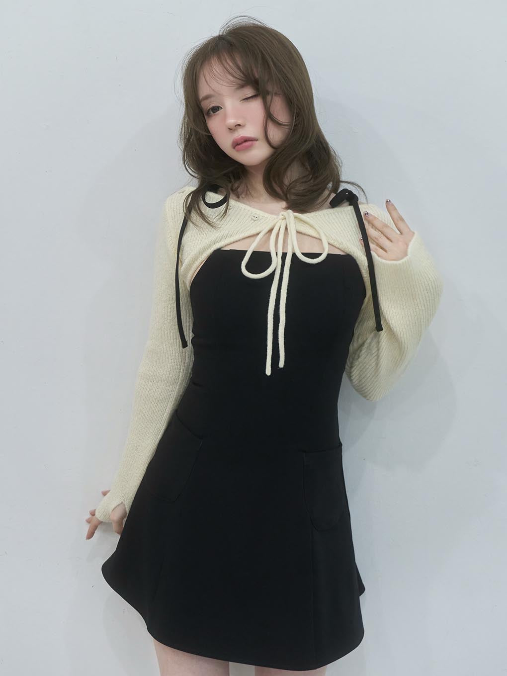 Lamia knit set mini dress