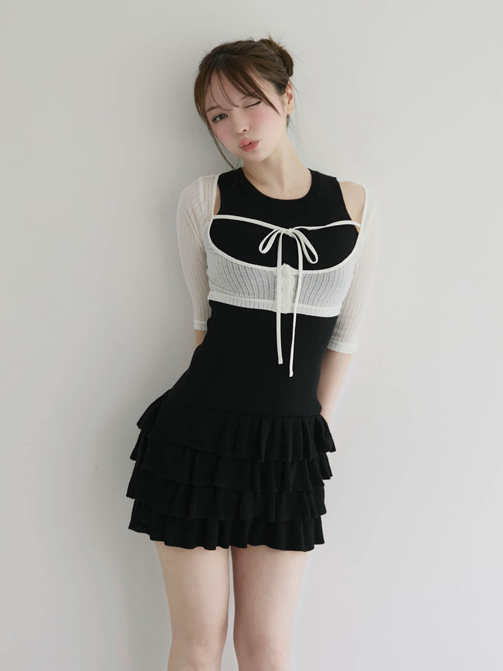 Sophia frill set dress