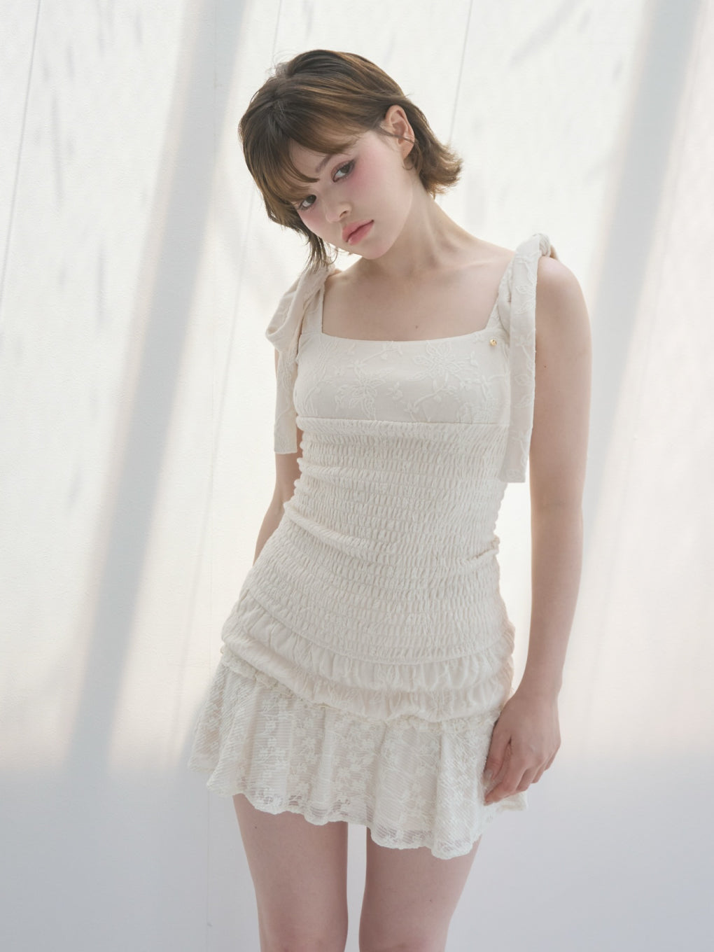Ameria lace mini dress