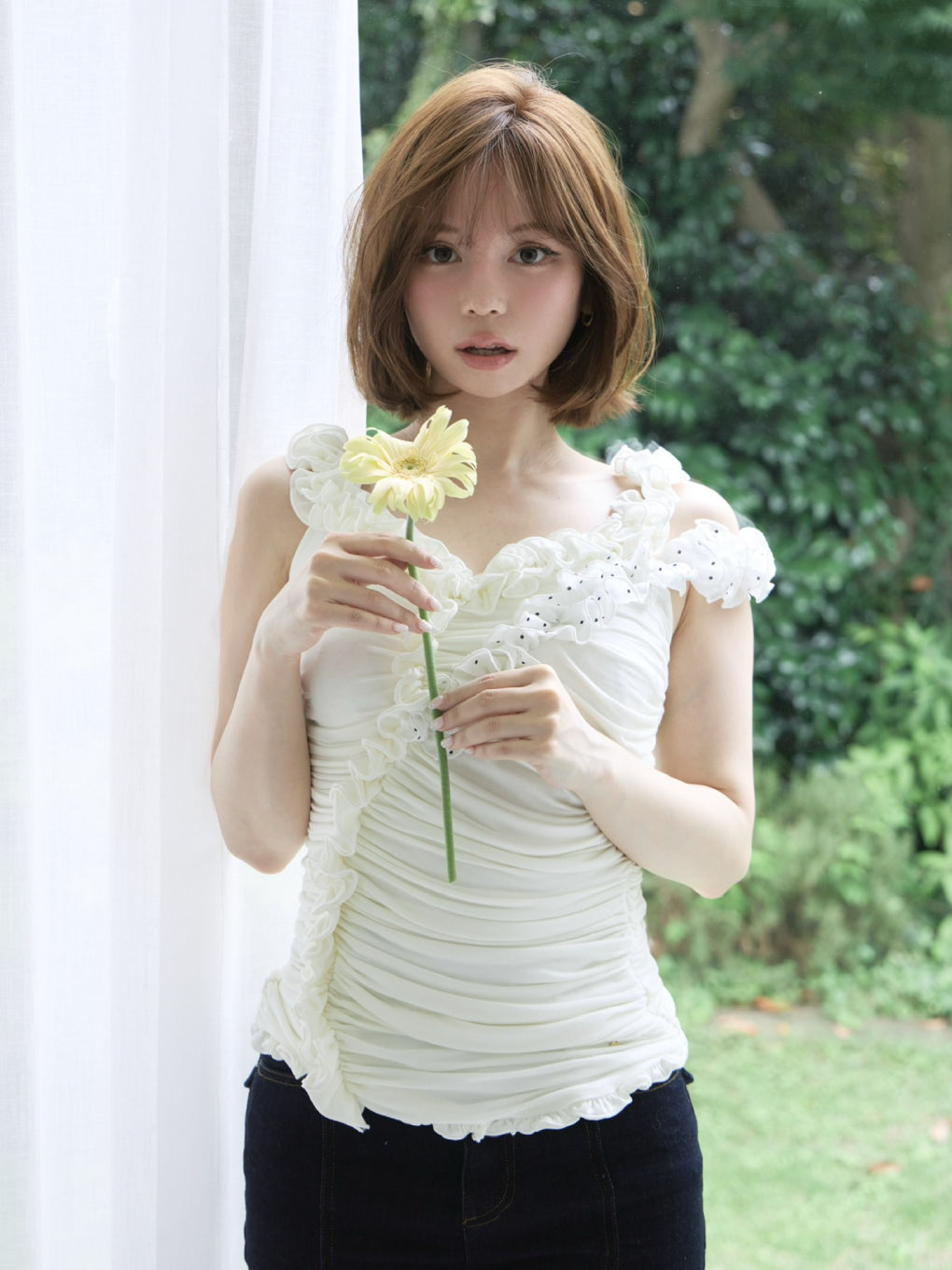 Cherie ruffle tops