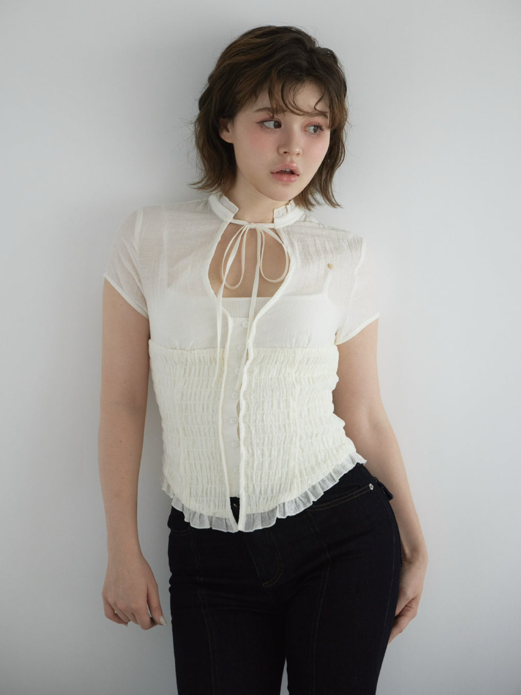 Rojita frill blouse