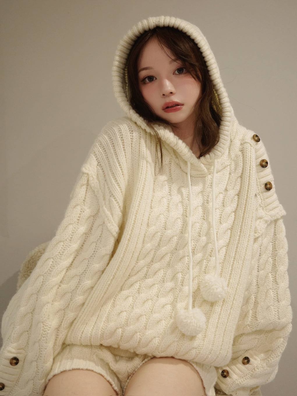 Yara cable knit set up