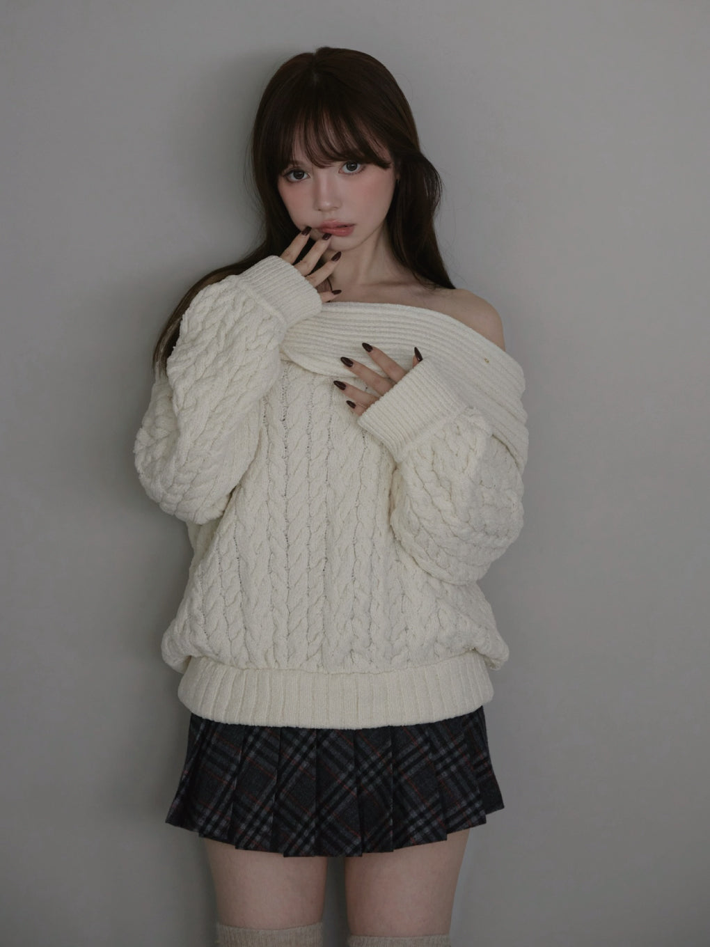 Kiki cable loose knit