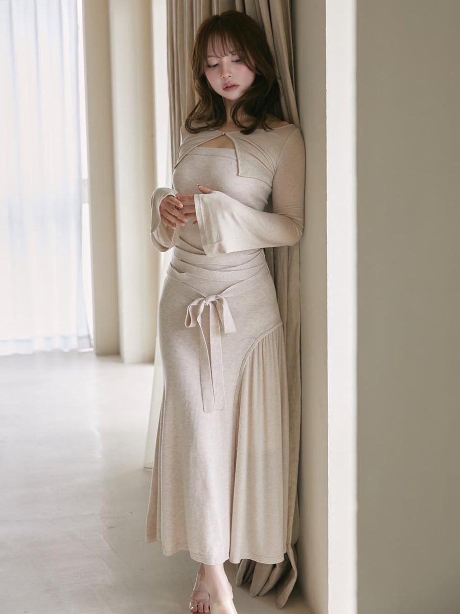 ANDMARY】Maya knit set dress