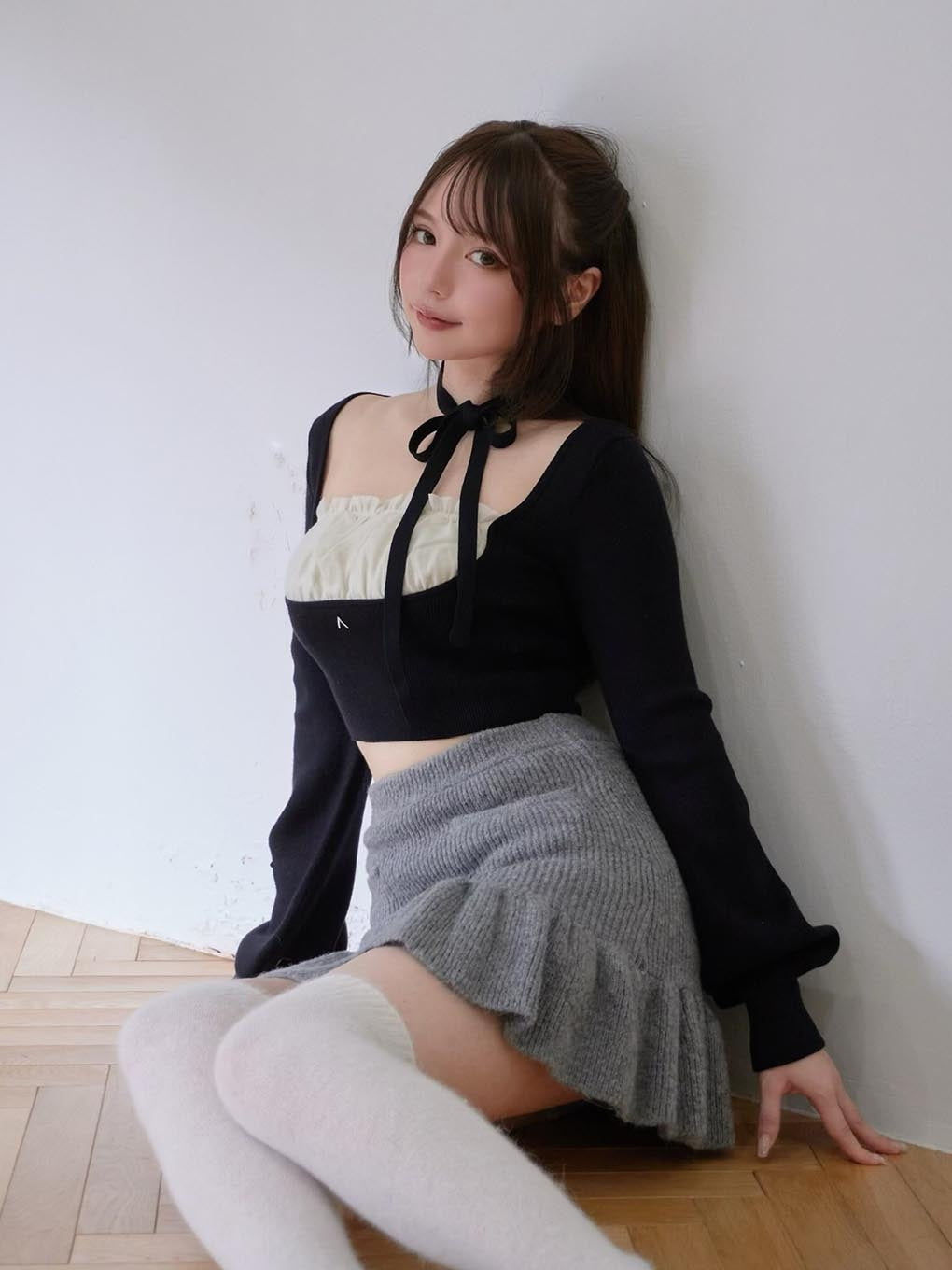 【ANDMARY】Mew frill tops