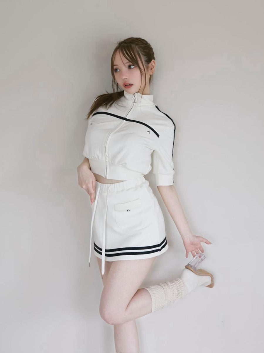 ANDMARY】Eve line zip tops 