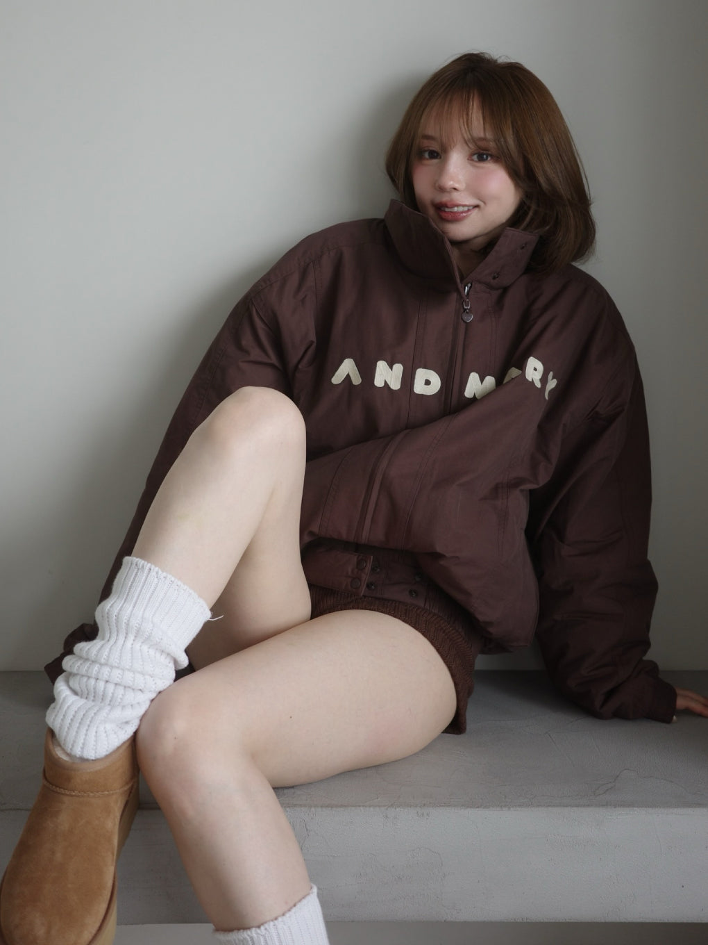 Mary logo bomber jacket