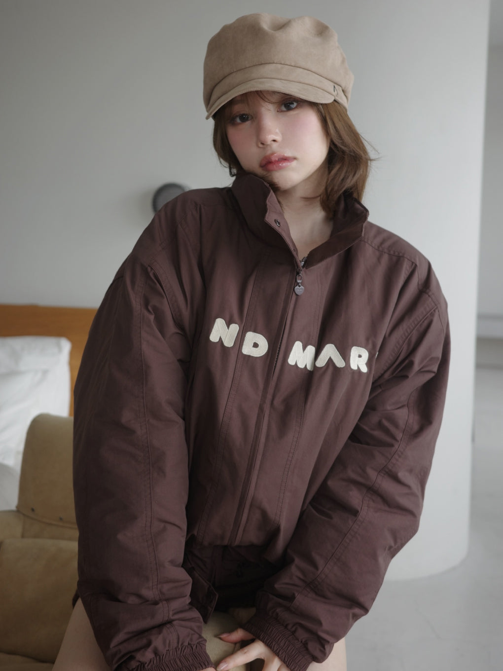 Mary logo bomber jacket