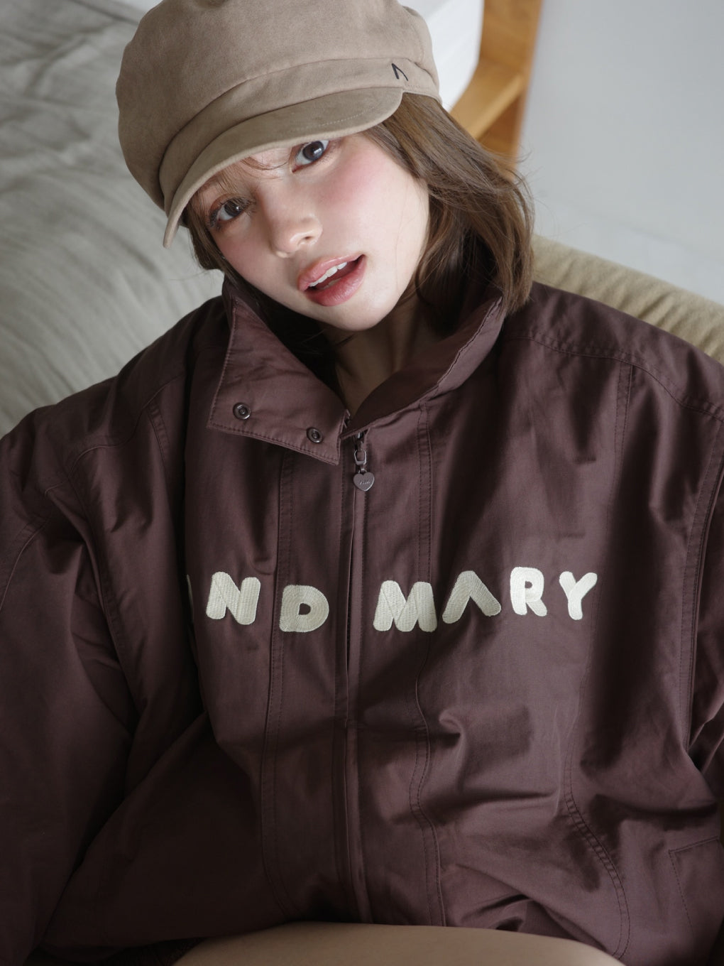 Mary logo bomber jacket