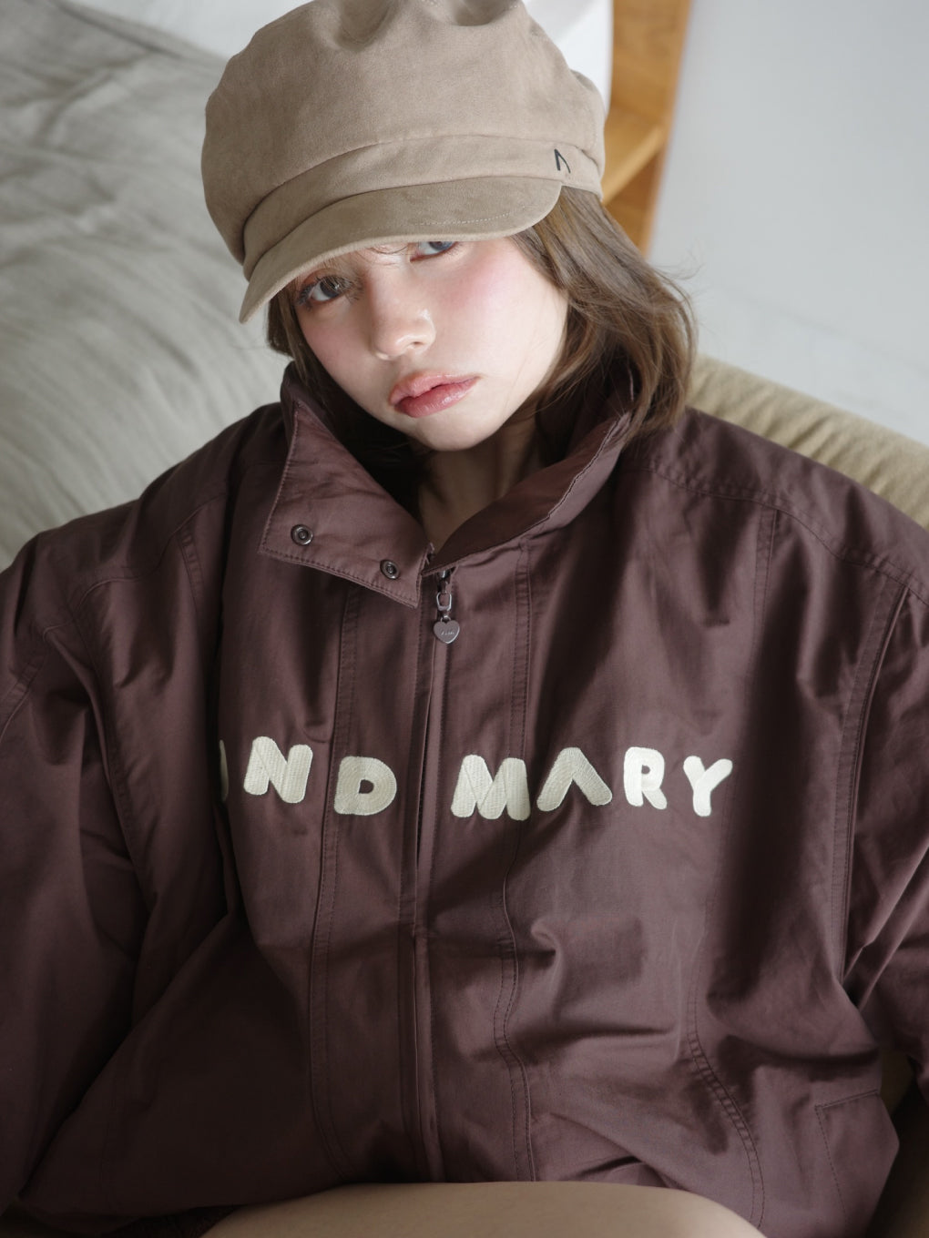 Mary logo bomber jacket