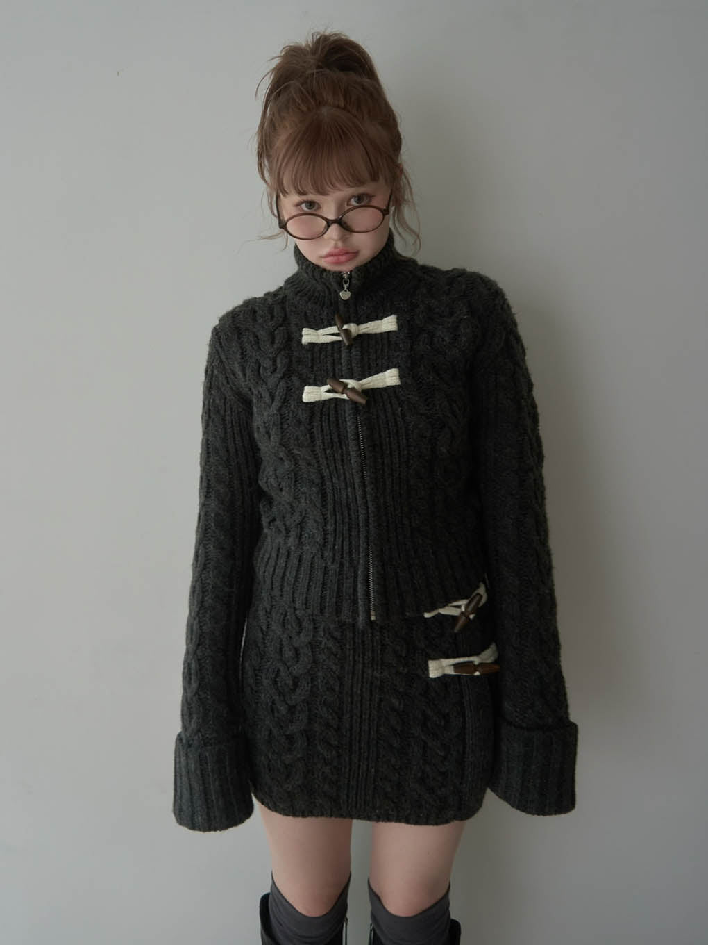Kelly toggle knit set up