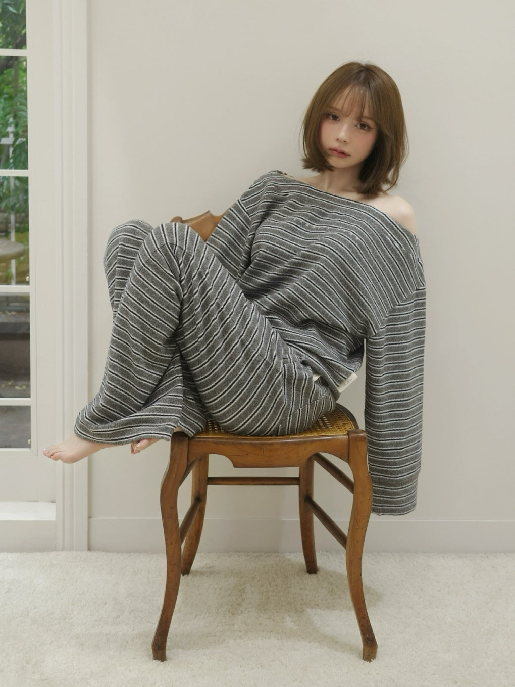 bebe noelle border pants