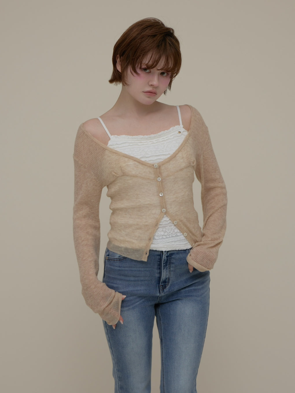 ANDMARY】Lotta frill set tops
