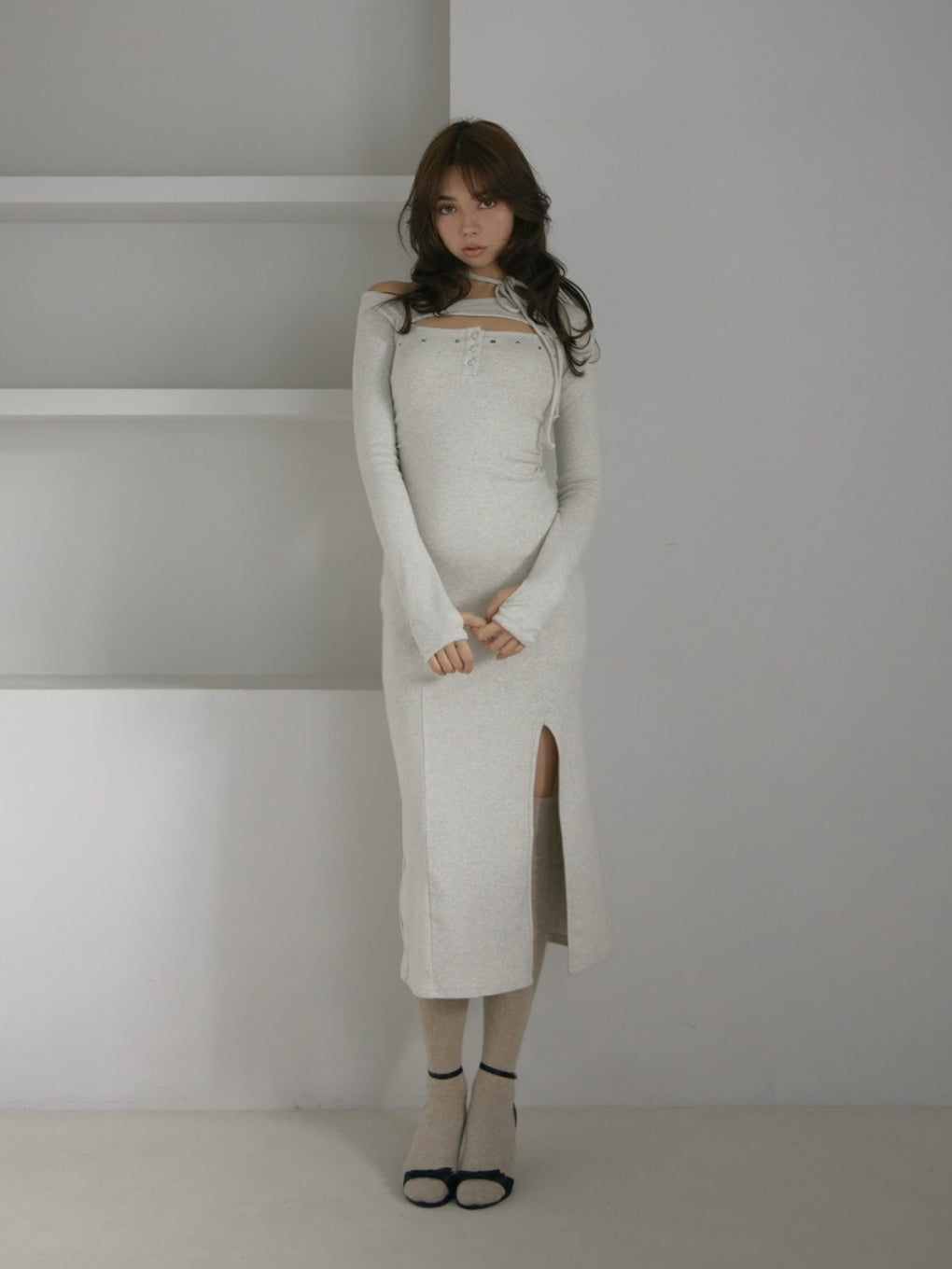 Laia oneshoulder dress