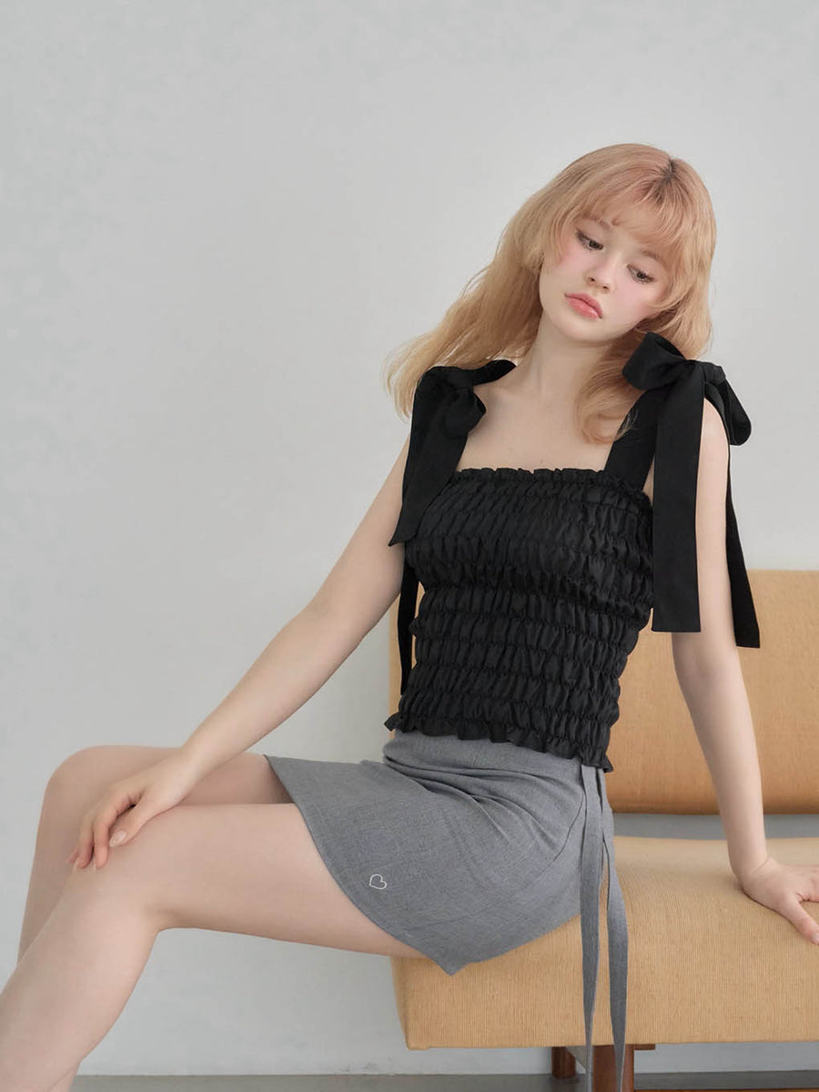 ANDMARY】May shirring tops