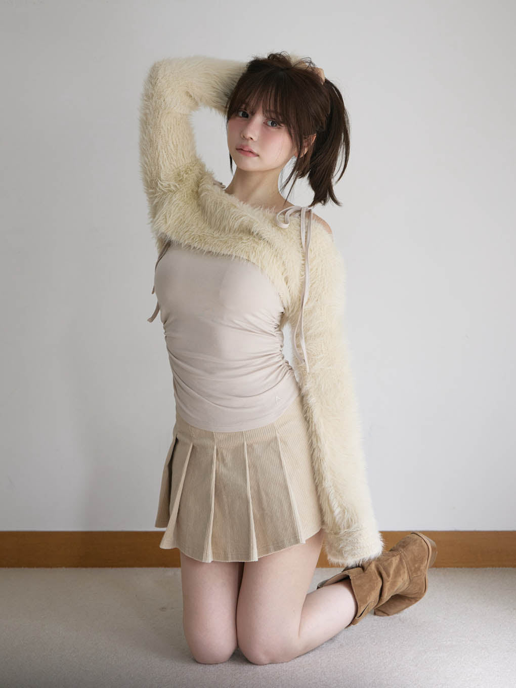 Amanda pleats skirt