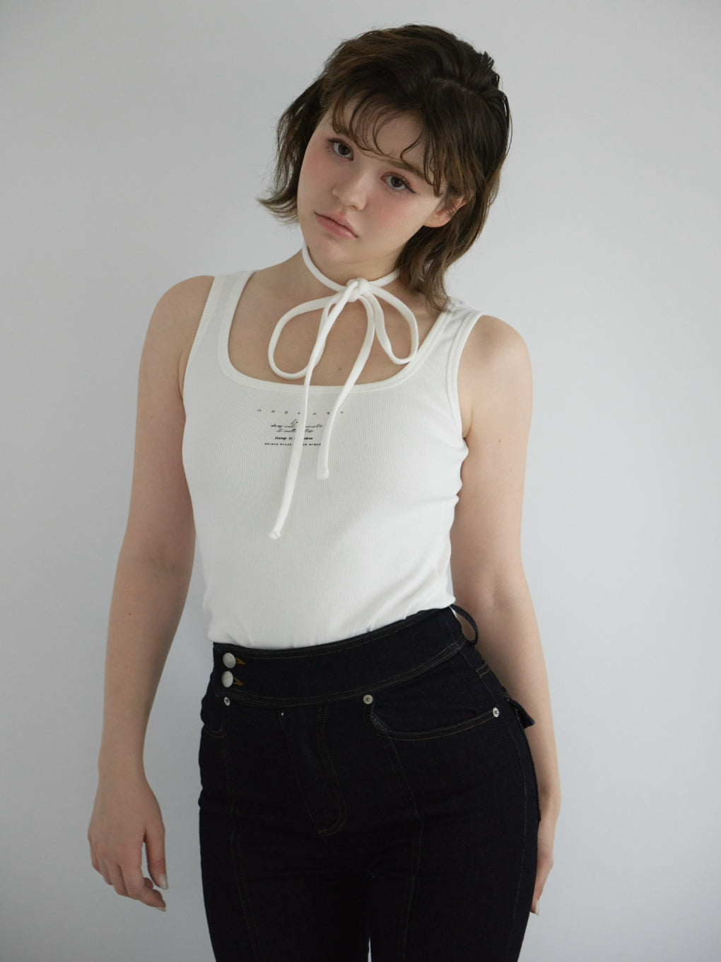 Message tank top