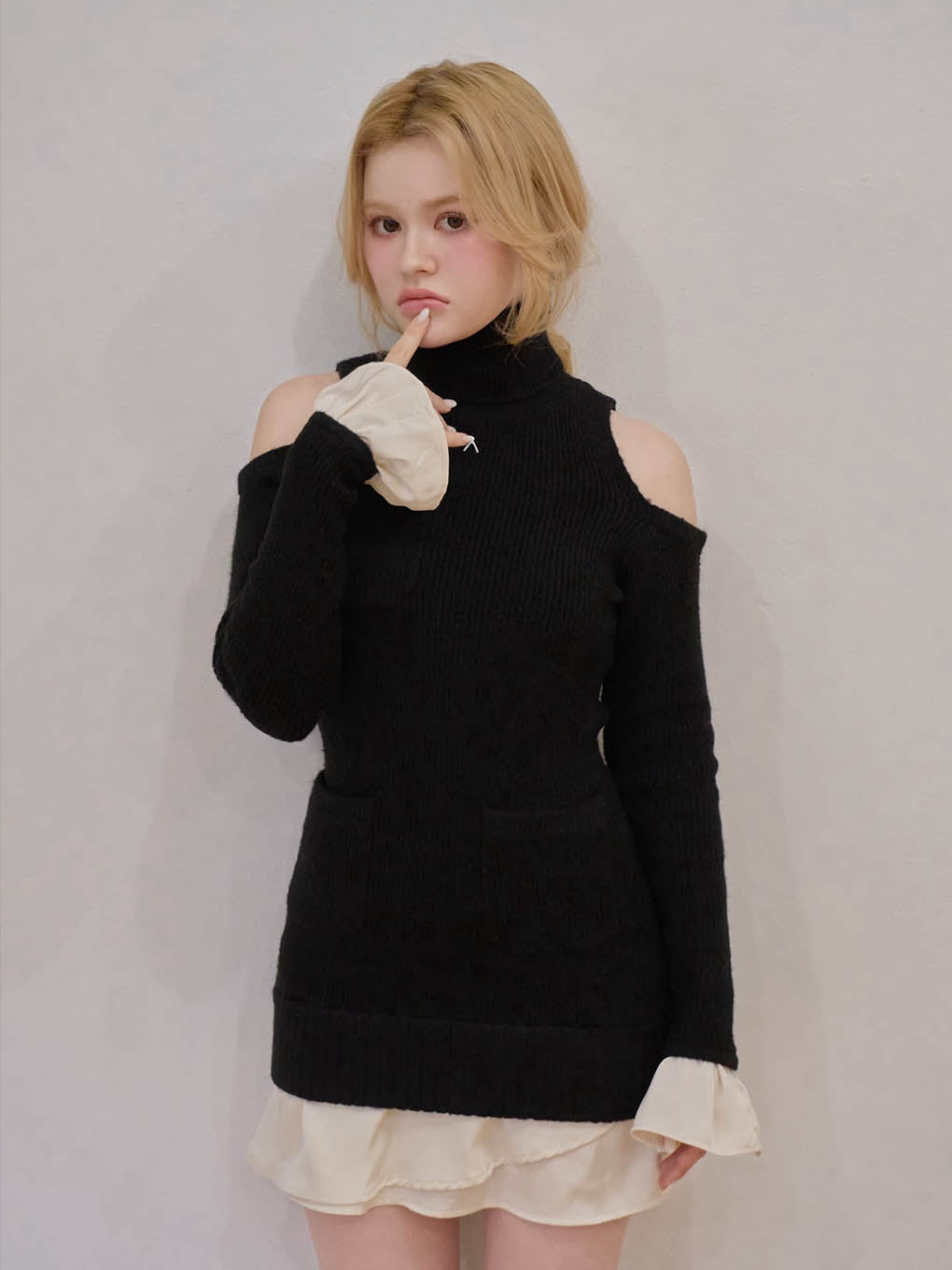 andmary Demi knit mini dress即購入可