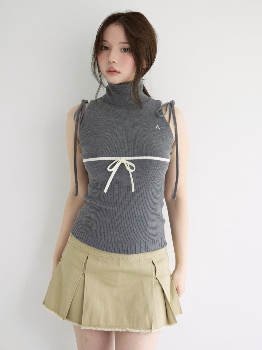 andmary Adele ribbon tank フリーサイズ ANDMARY】Adele ribbon tank