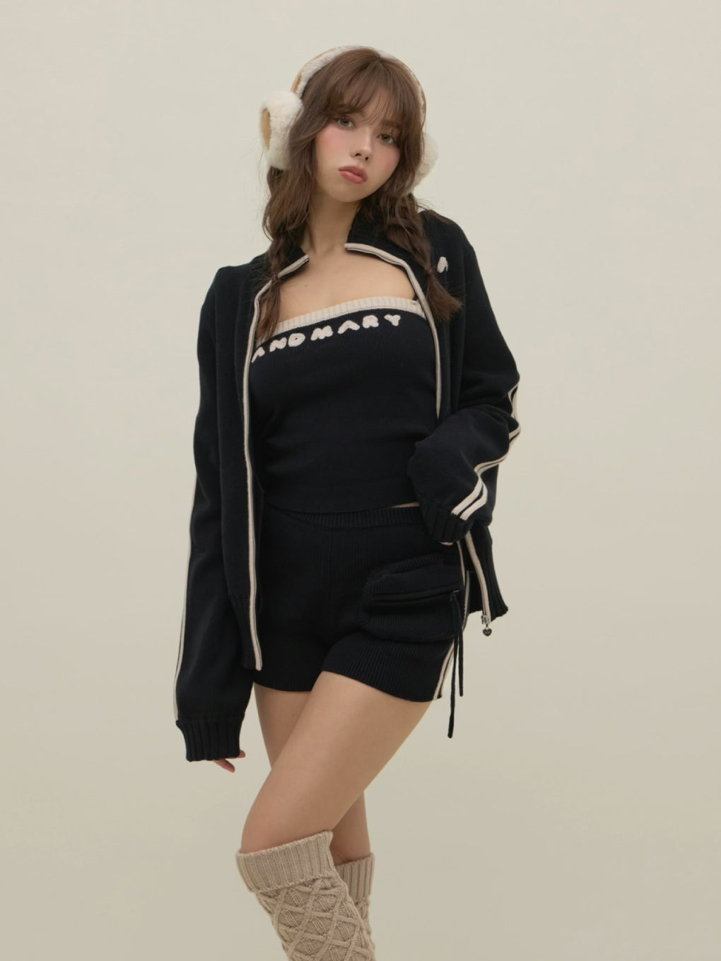 ANDMARY】Zoe full zip set up