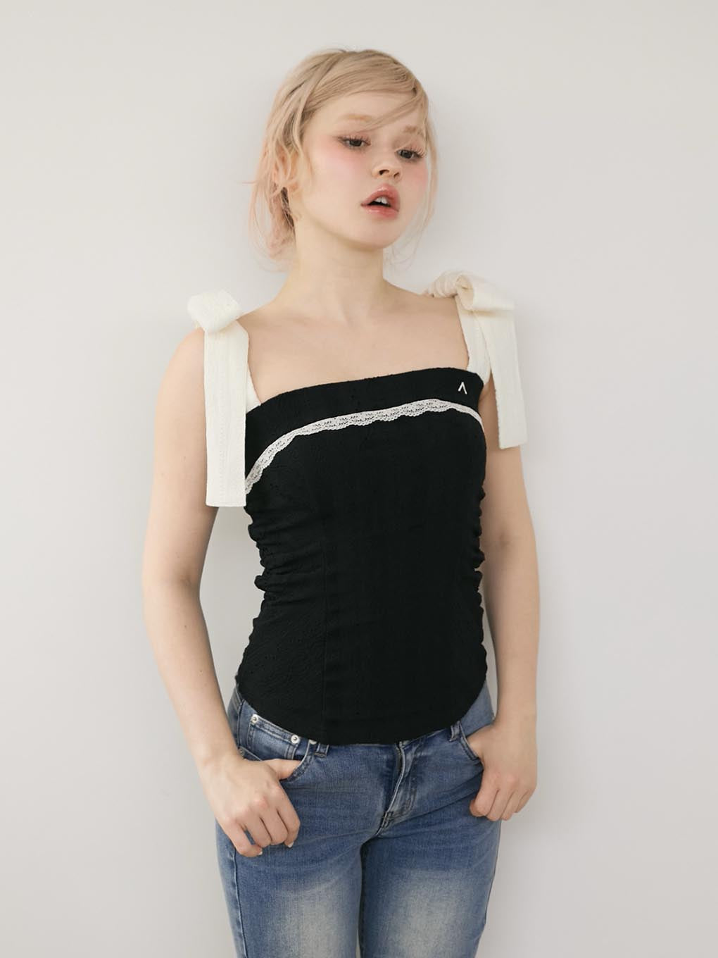 Samantha ribbon tops