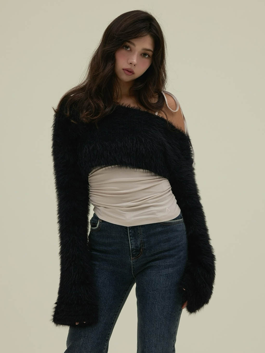 Aniya fluffy knit set
