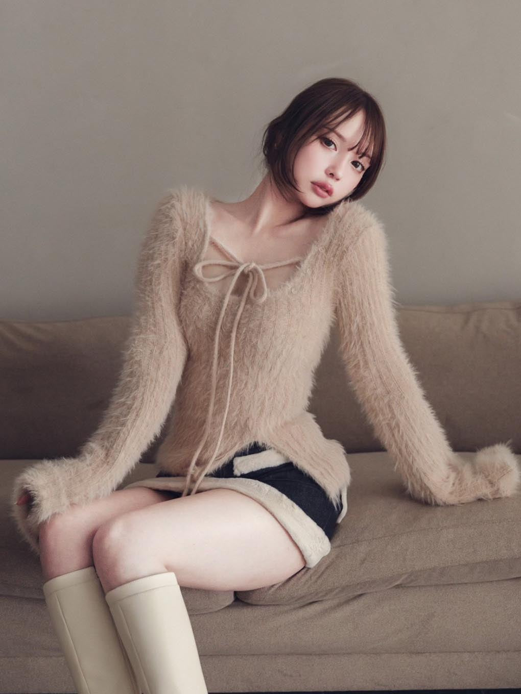 ♡ andmary abbie fur tops ♡LilyB - トップス
