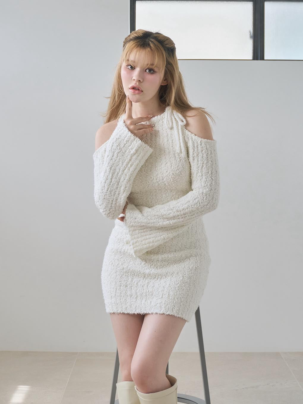 Nora knit mini dress